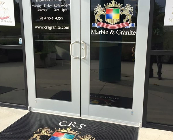 Door Graphics for CRS Marble and Granite in Raleigh NC