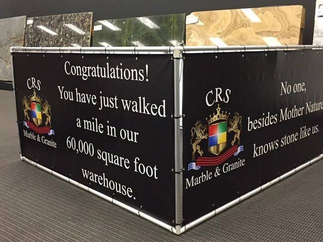 Interior Banner for CRS Marble and Granite in Raleigh NC