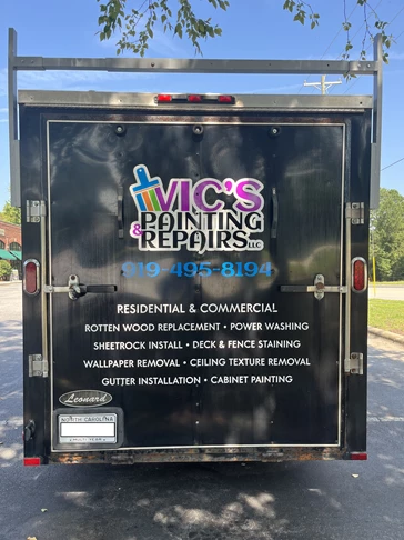 Trailer Graphics - Vic's Painting - Raleigh, NC