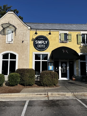 3D Building Sign - Simply Crepes - Raleigh, NC