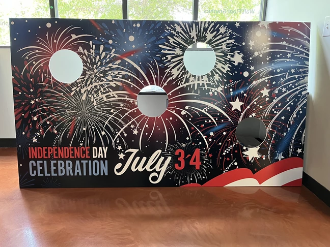 July 4th Sign - Town of Wake Forest - Wake Forest, NC