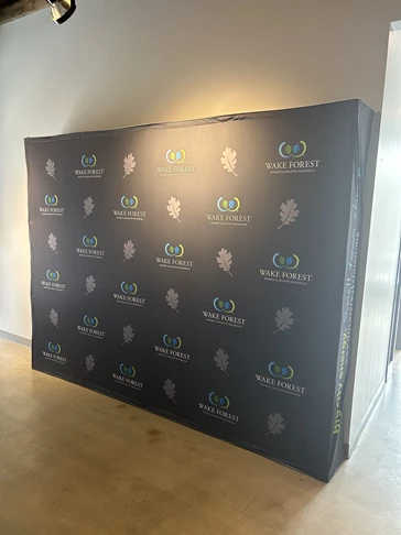 Pop-Up Backdrop - Wake Forest Business & Industry Leadership - Wake Forest, NC