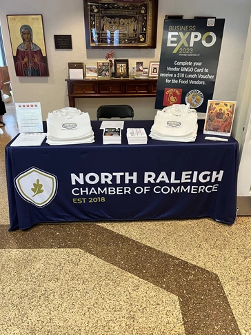 Table Throw - North Raleigh Chamber - Raleigh, NC
